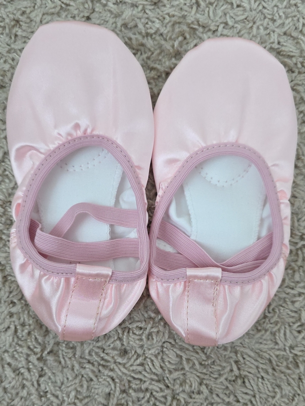 Pink Satin Ballet Slippers - Child Size
